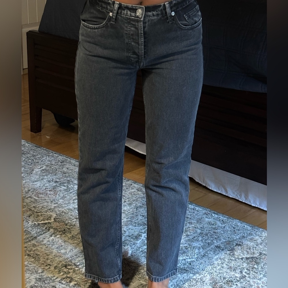 REVICE denim Charcoal Gray/black Jeans size 27